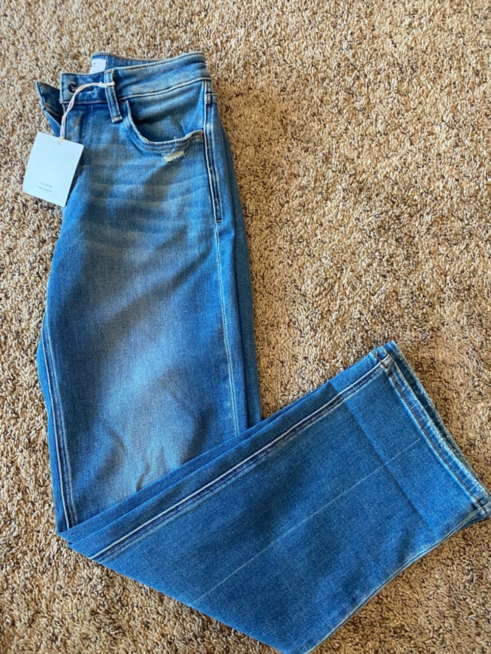 Lovervet Medium Blue Women's Straight-Leg Jeans